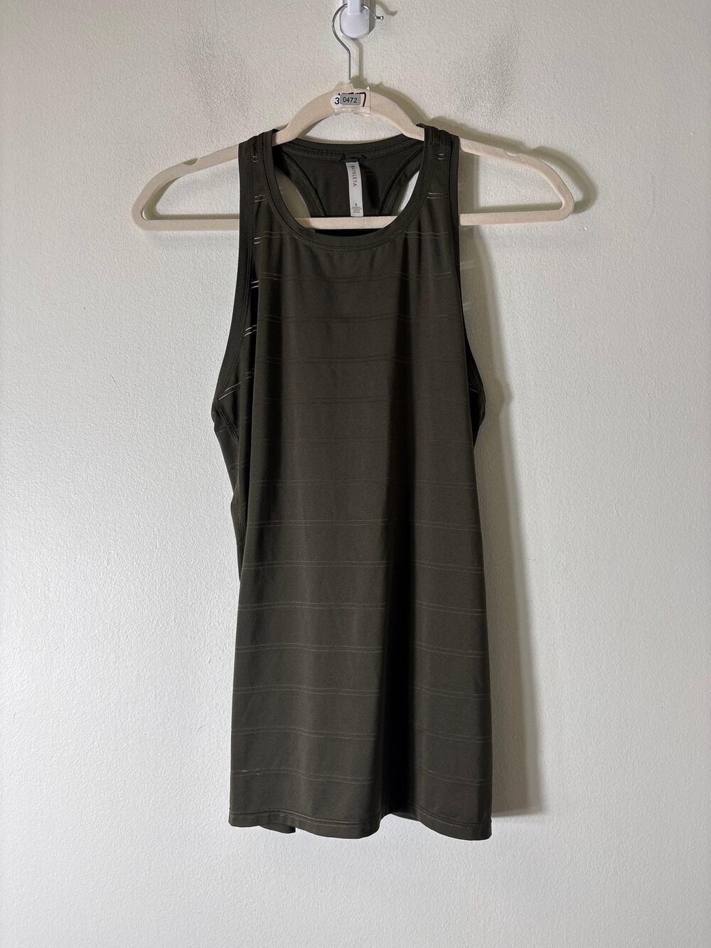 Athleta Army Green Athletic Tank Sz S